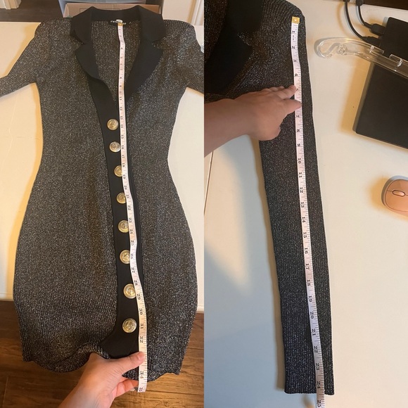 Retrofete Mimi Metallic Mini Dress - Picture 11 of 11